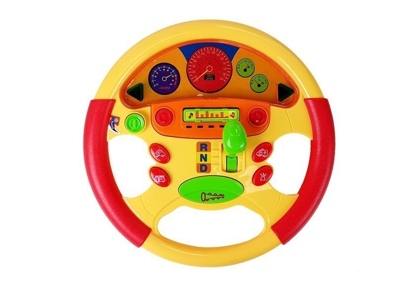 Žaislinis vairas lean toys su garsais ir šviesomis
