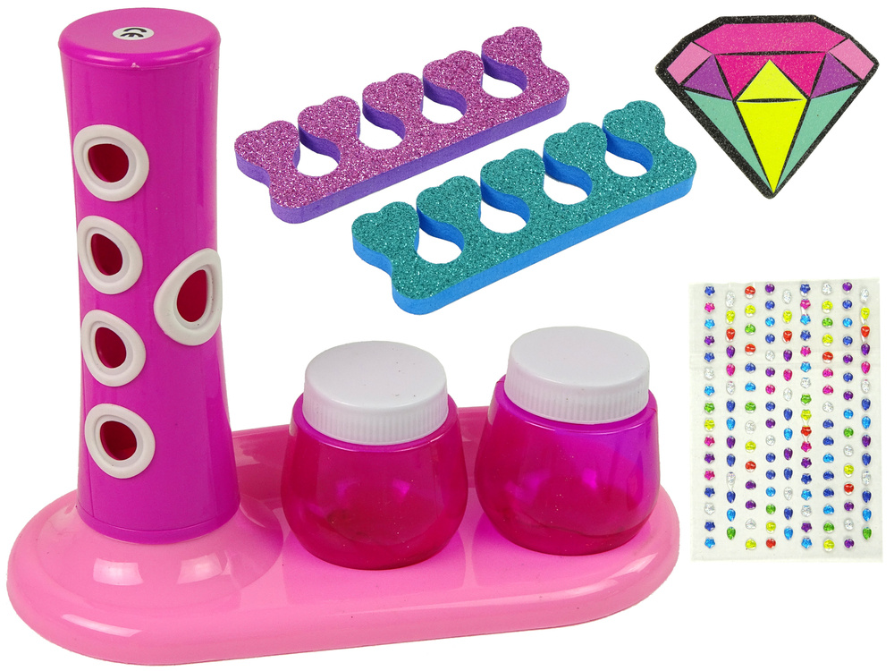 Nagų dažymo rinkinys vaikams glitter dispenser