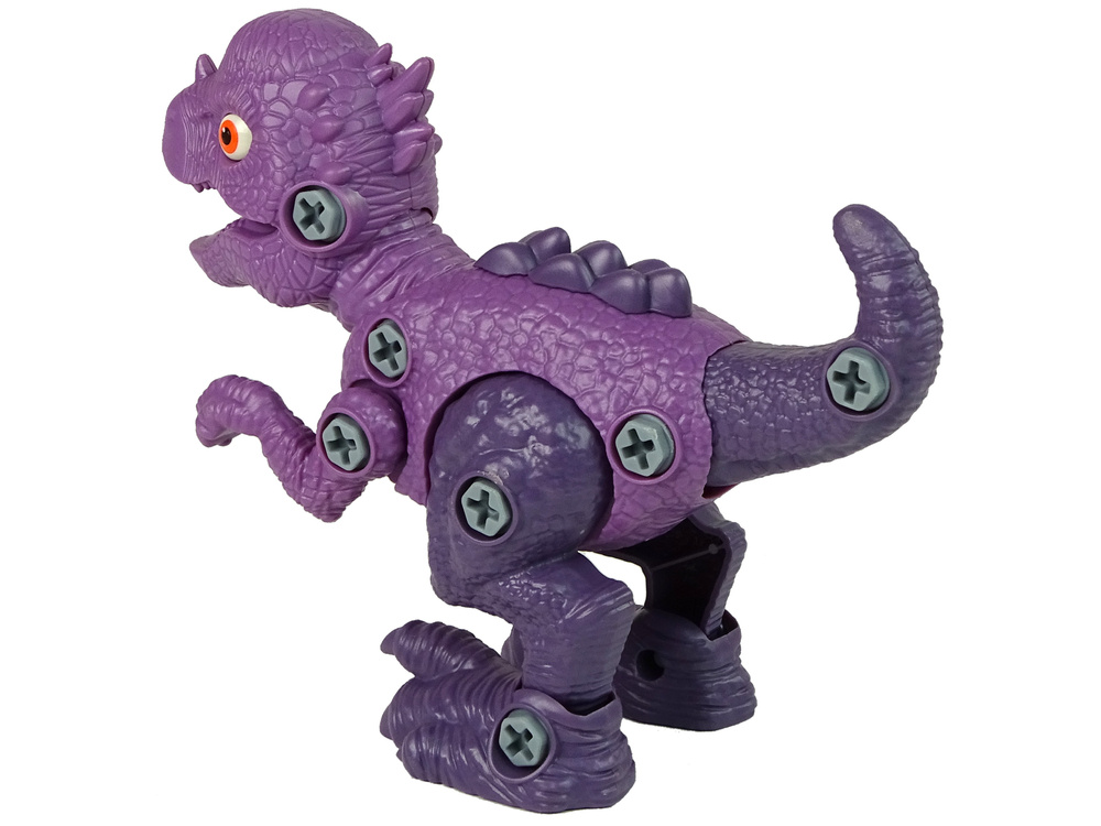 Dinozaurų rinkinys lean toys, violetinis