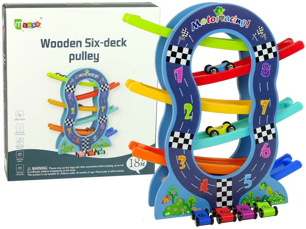 Žaidimas berniukams lean toys 6 aukštų automobilių aikštelė
