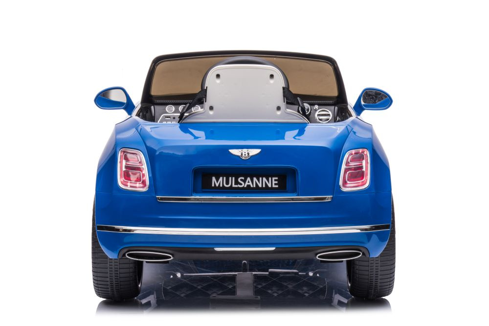 Vienvietis elektromobilis bentley mulsanne lean car, mėlynas
