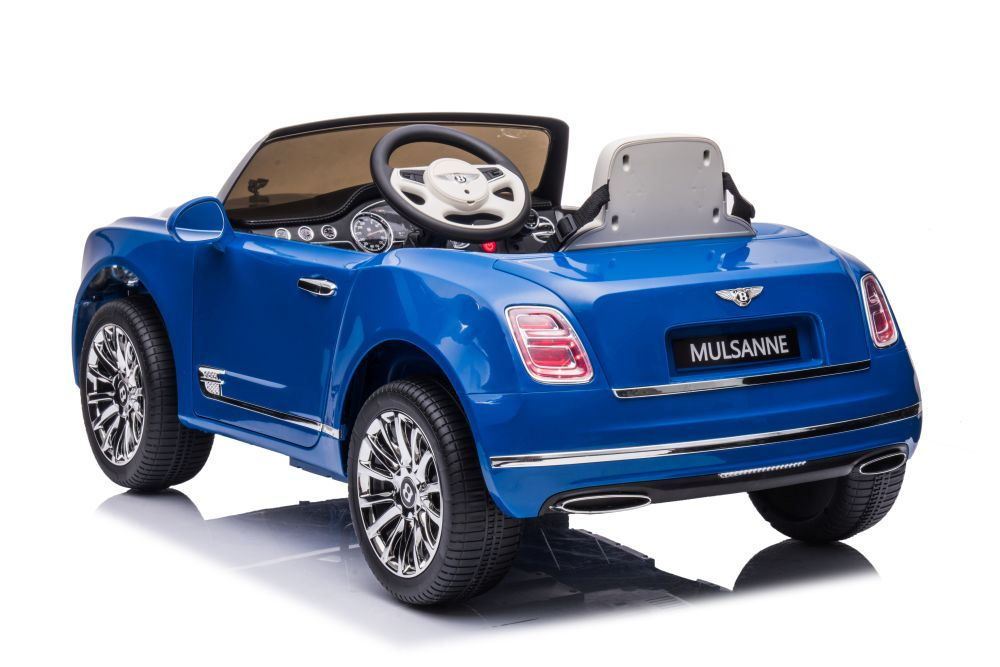 Vienvietis elektromobilis bentley mulsanne lean car, mėlynas