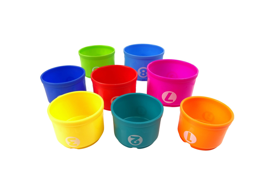 Lean toys mokomieji kaušiniai puodeliai piramidės valčių rūšiuotojas voniai
