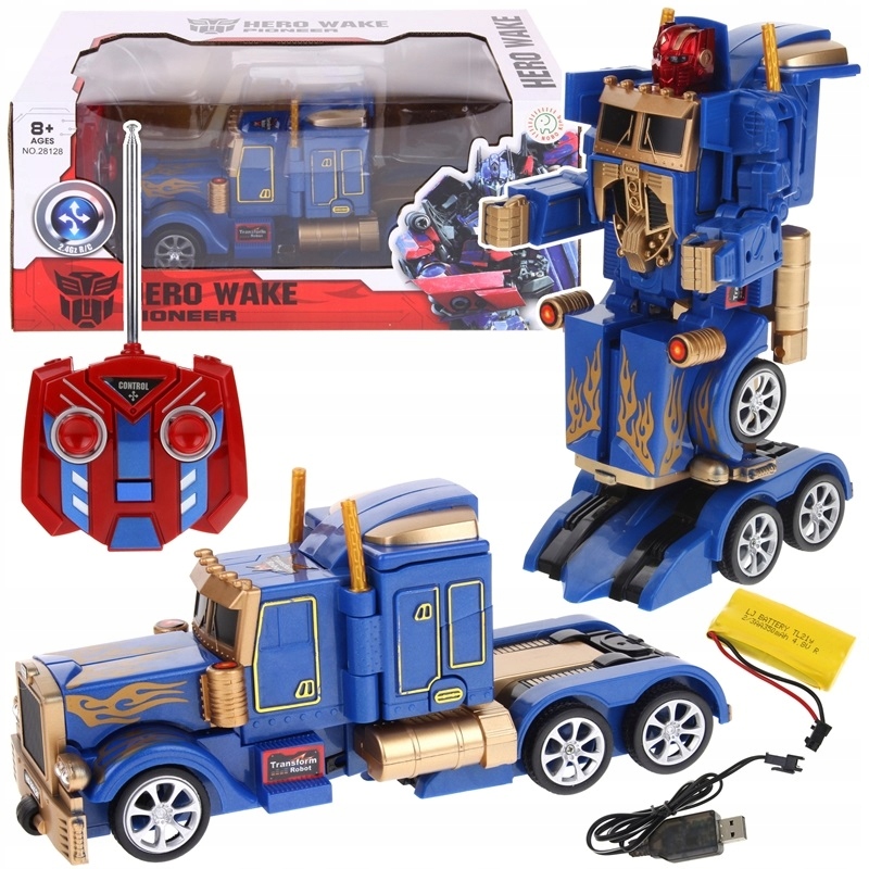 Automatiškai transformuojantis RC robotas