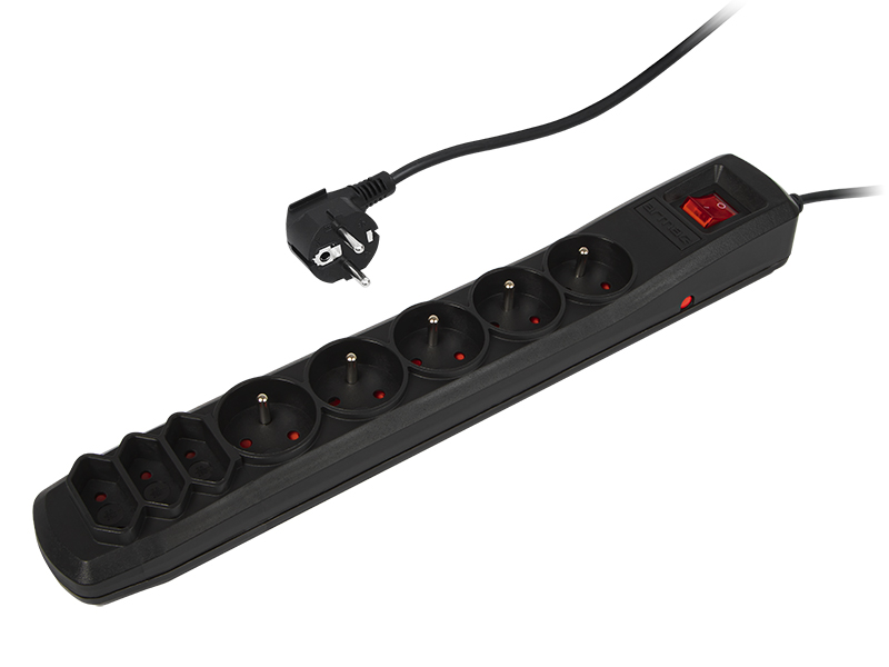 R-8 maitinimo juosta 5,0 m juoda armac