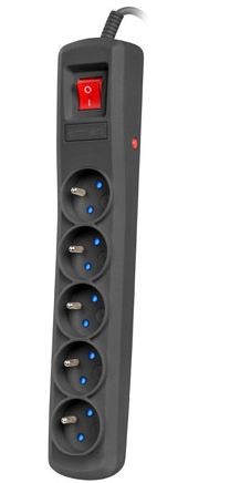 arc-5 maitinimo juosta 3,0 m juoda 