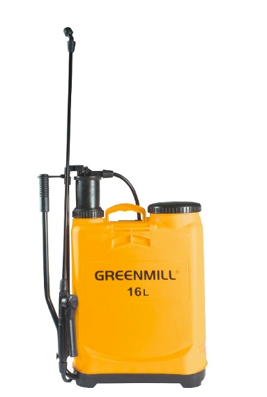 16 litrų kuprinės purkštuvas „greenmill“
