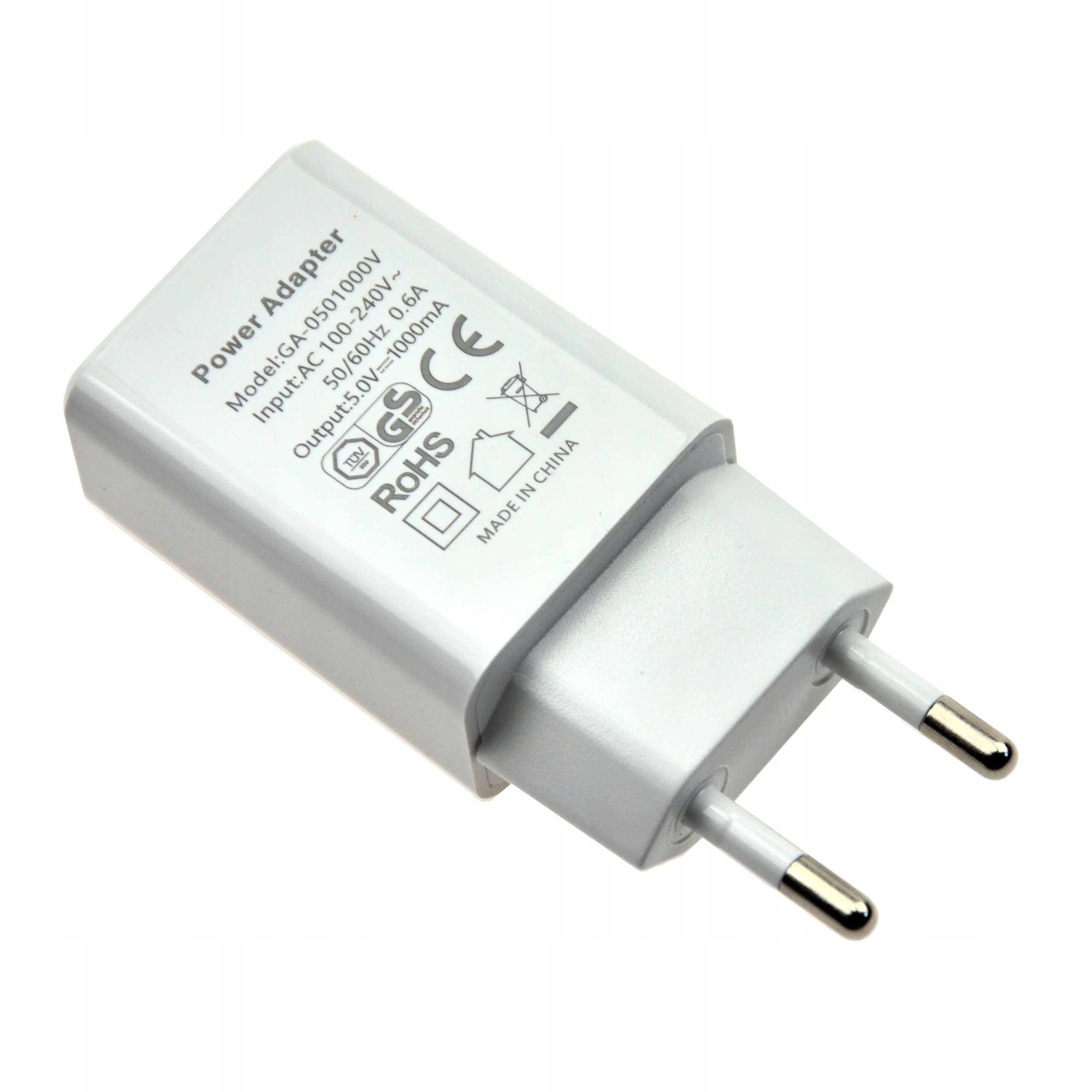 Tinklo ikroviklis usb a adapterio kištukas 1a 5v 10w