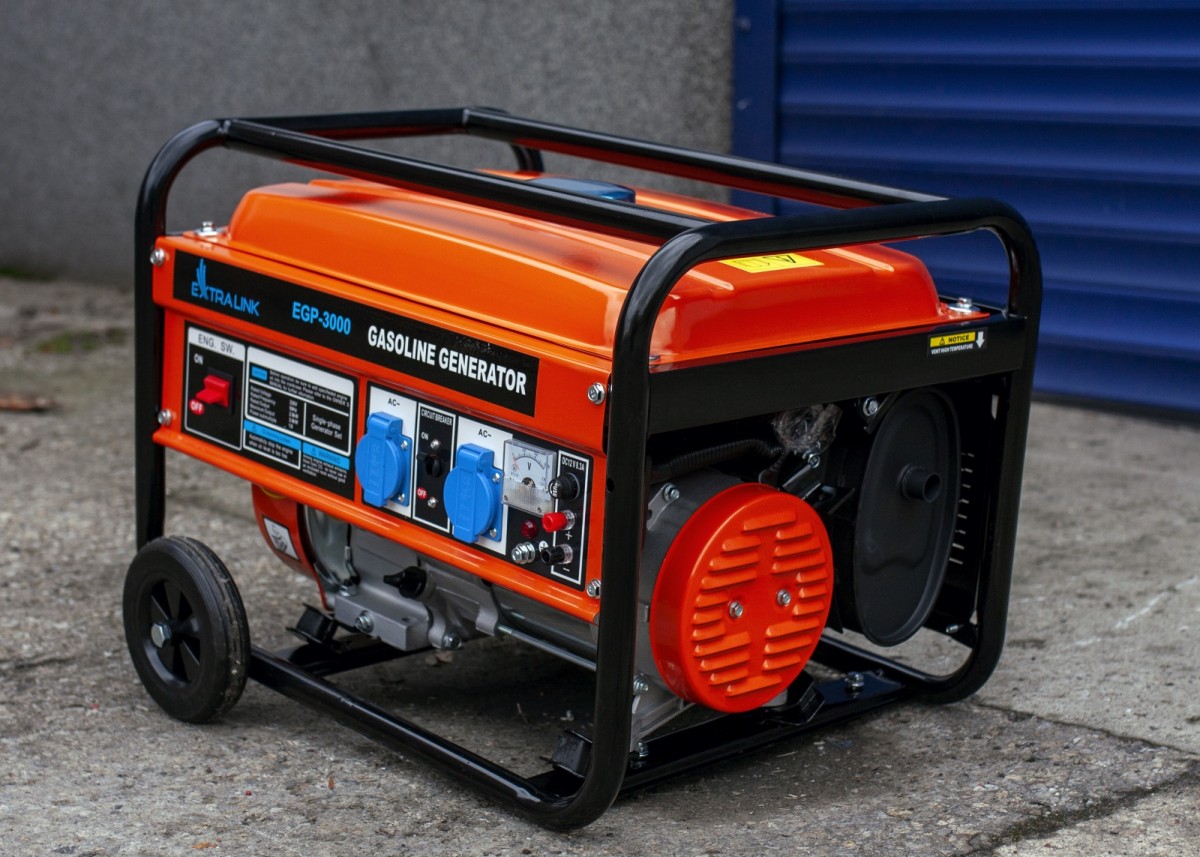 Benzininis elektros generatorius Extralink EGP-3000, 3000W, Native