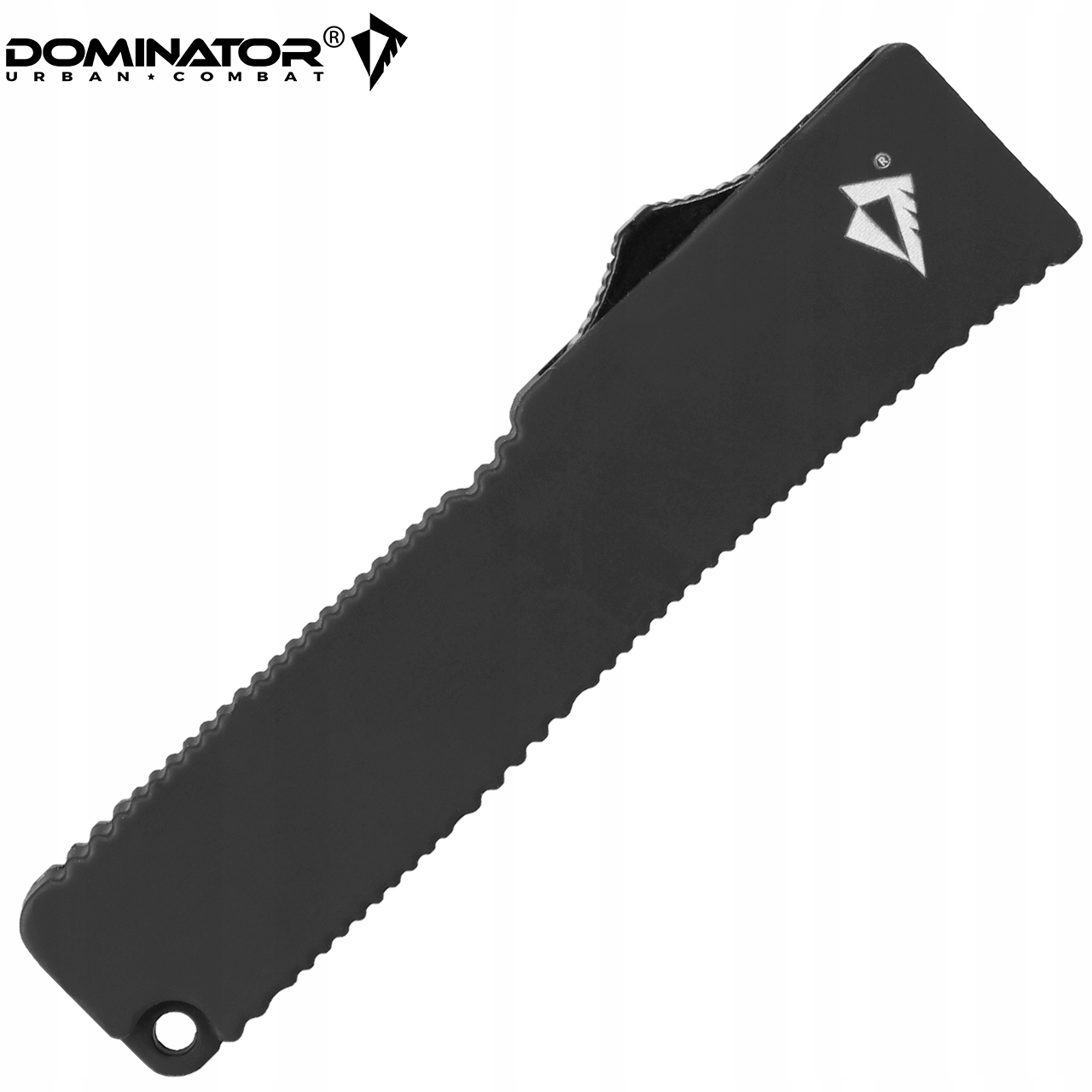 Dominator Urban Combat Sulankstomas peilis su priekinio atidarymo mechanizmu, ašmenys 4,8 cm, juodas