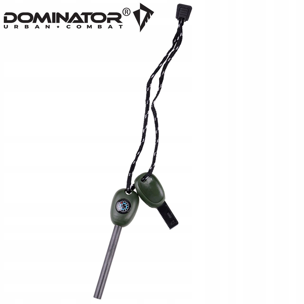 Ugnies įdegėjas su kompasu Dominator Urban Combat, 7x0.8cm