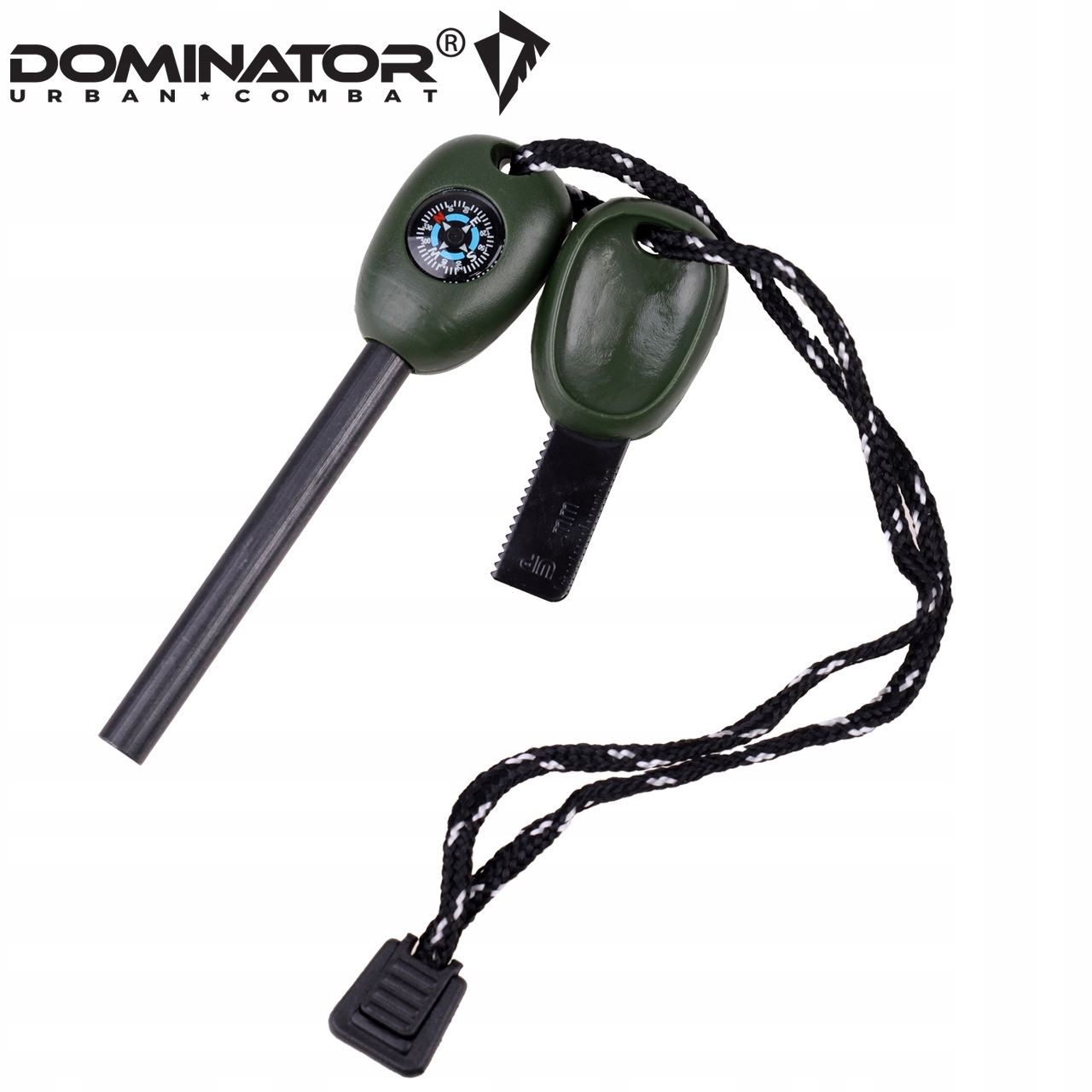 Ugnies įdegėjas su kompasu Dominator Urban Combat, 7x0.8cm
