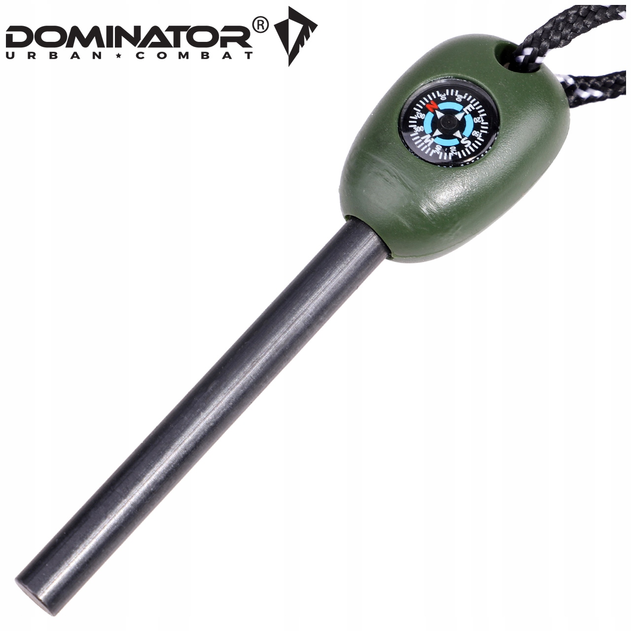 Ugnies įdegėjas su kompasu Dominator Urban Combat, 7x0.8cm