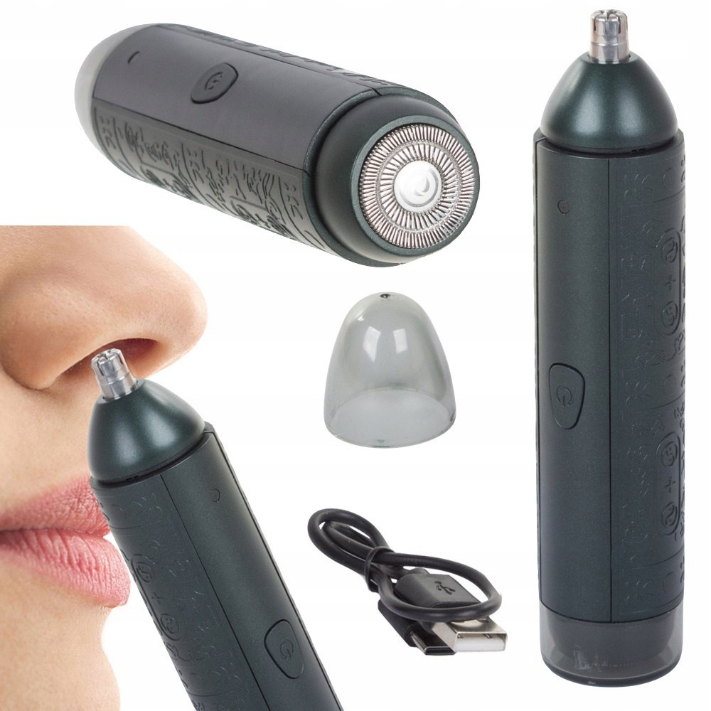 Ausų, nosies ir barzdos trimeris, USB