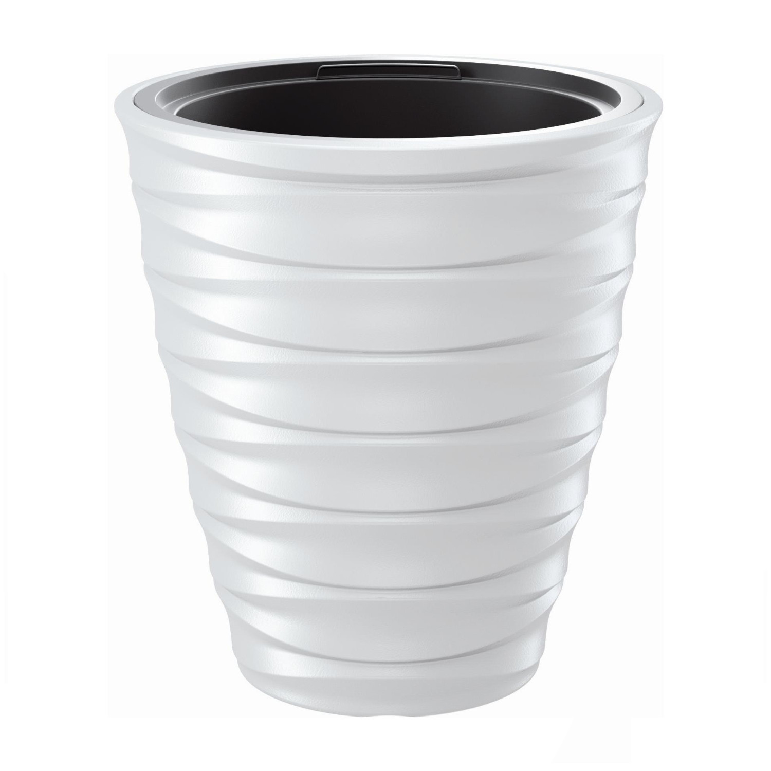 Gėlių vazonas Prosperplast Freze DBFE300-S449, baltas
