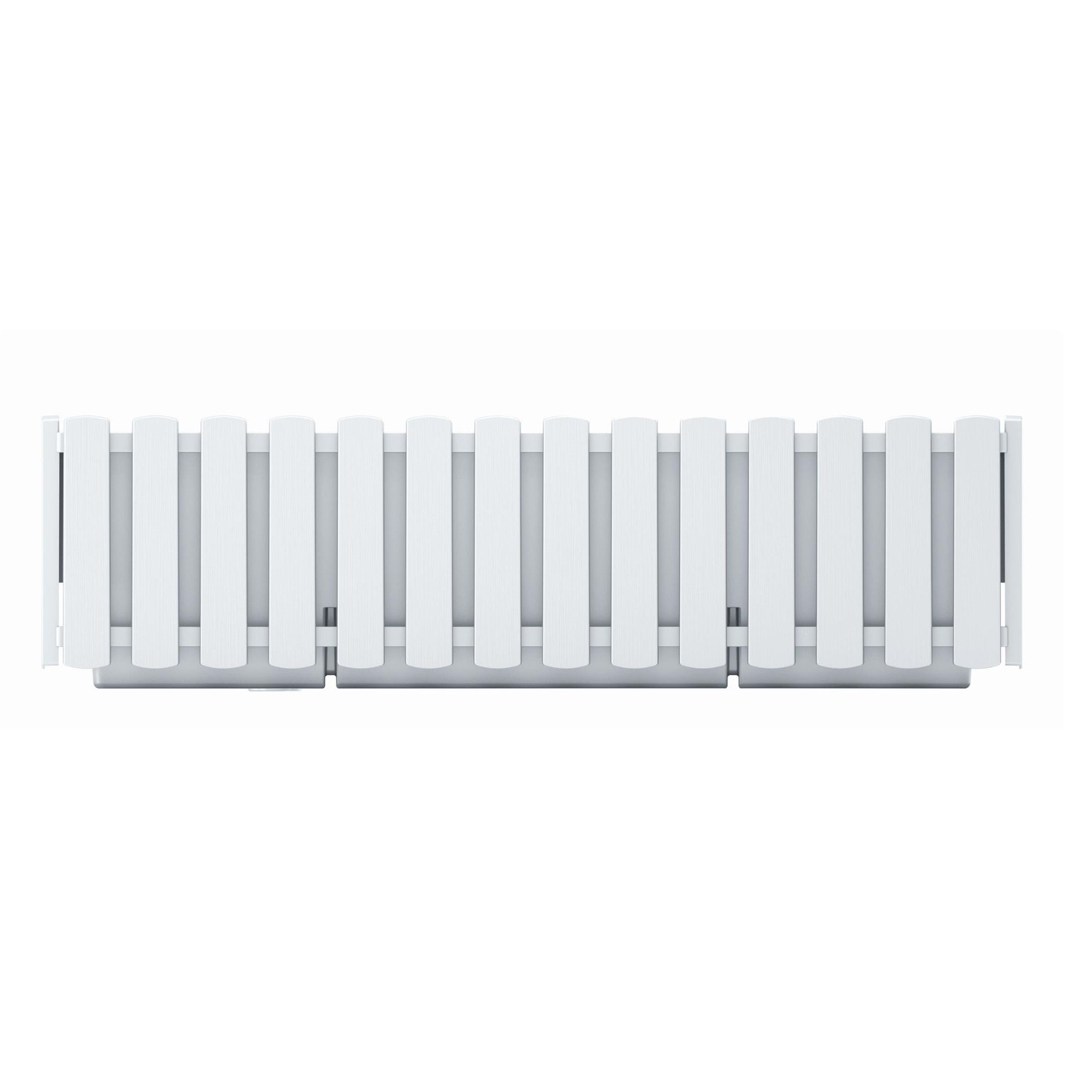 Gėlių vazonas Prosperplast Boardee Fencycase DDEF600-S449, baltas