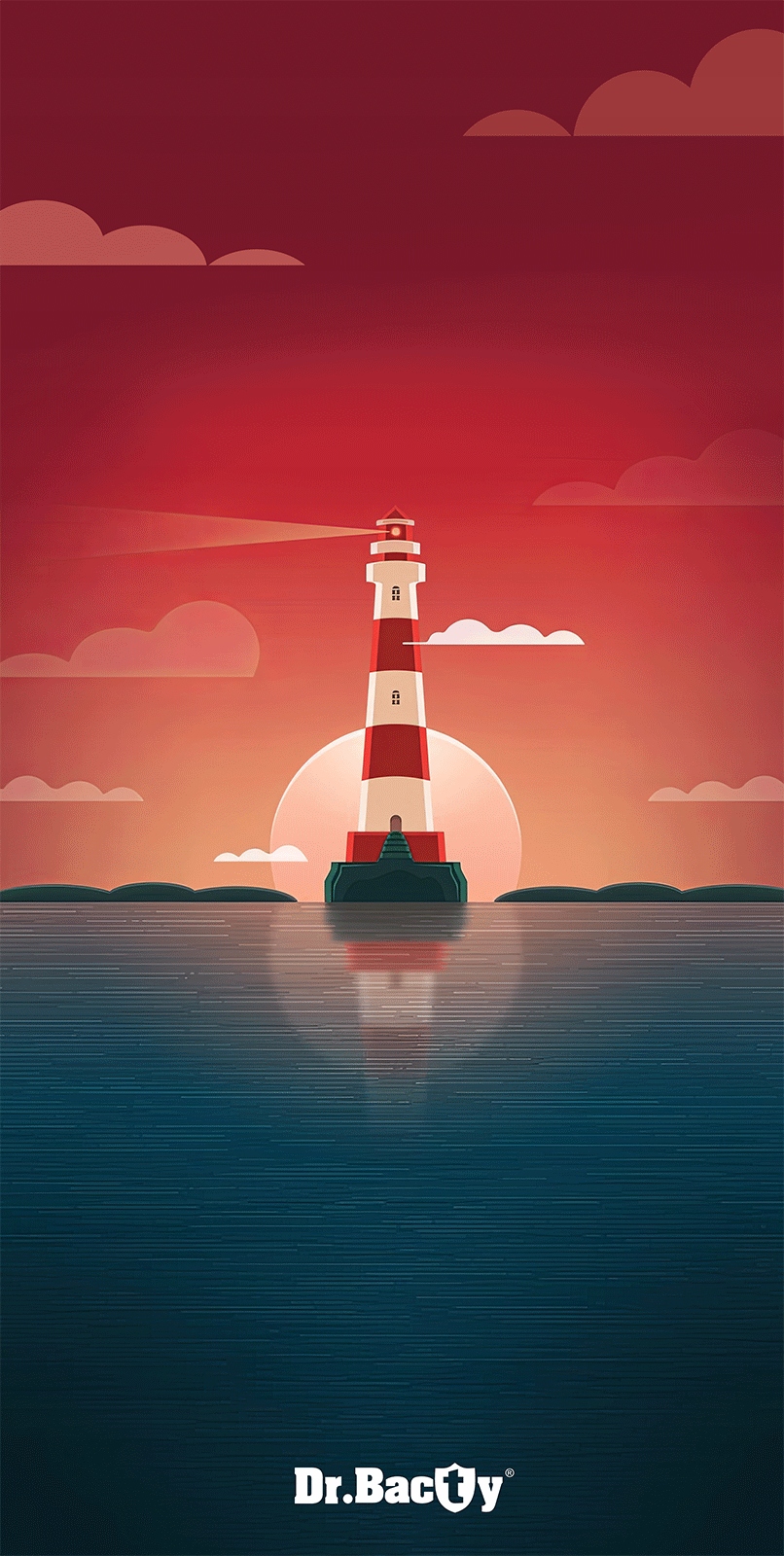 Dr.Bacty greitai džiūstantis rankšluostis sporto salei ir treniruoklių 70x140 - Lighthouse