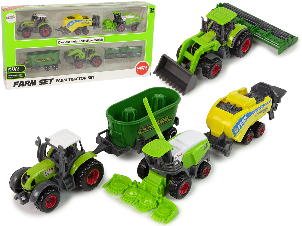 Žemės Ūkio Transporto Priemonių Rinkinys Vaikams Leantoys