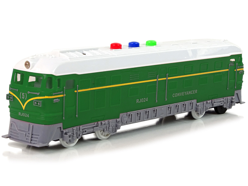 Traukinys su garsu ir šviesomis lean toys 1:32