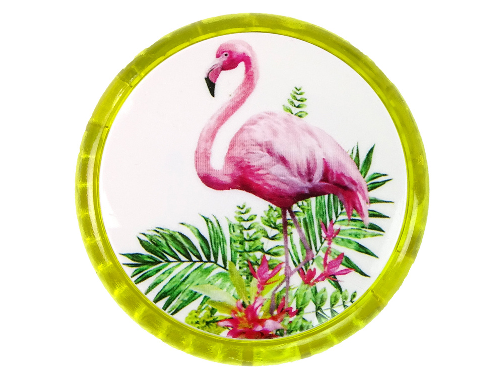 Yoyo su flamingais, geltona