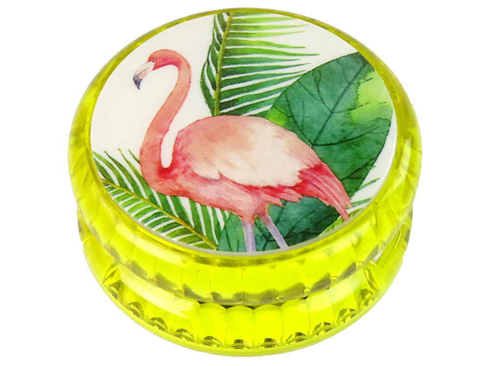 Yoyo su flamingais, geltona