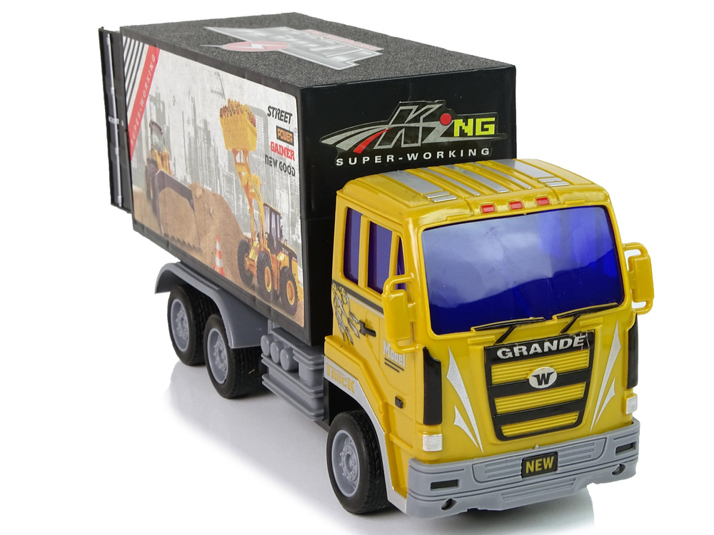 Lean toys statybinis sunkvežimis rc 1:24 geltona