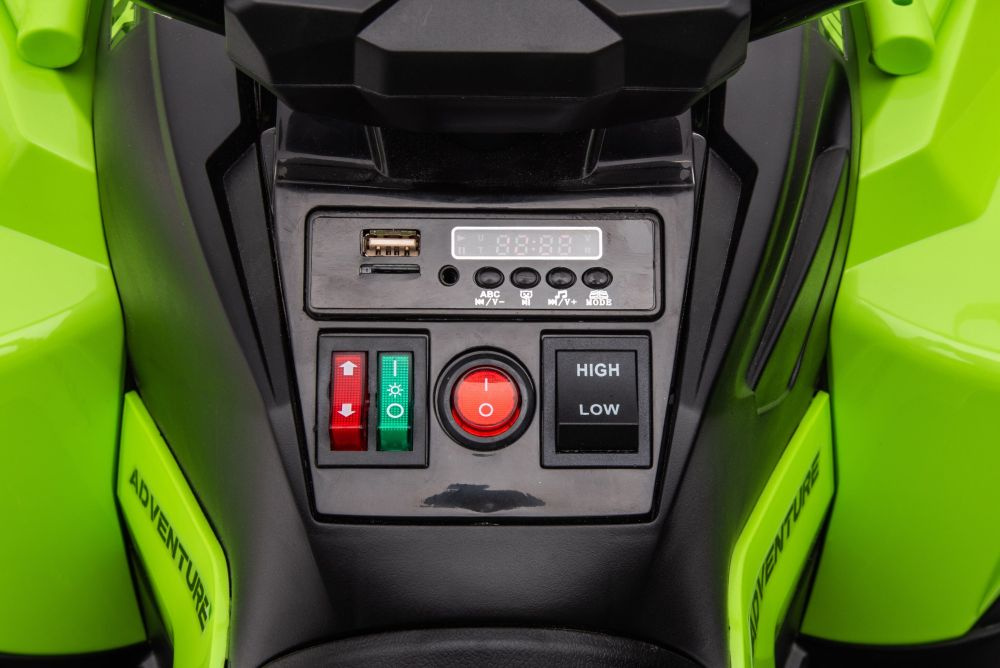 Vienvietis elektrinis katurratis gts1199, žalias
