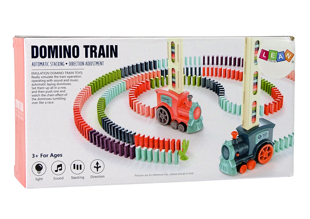 Domino traukinys su garsais
