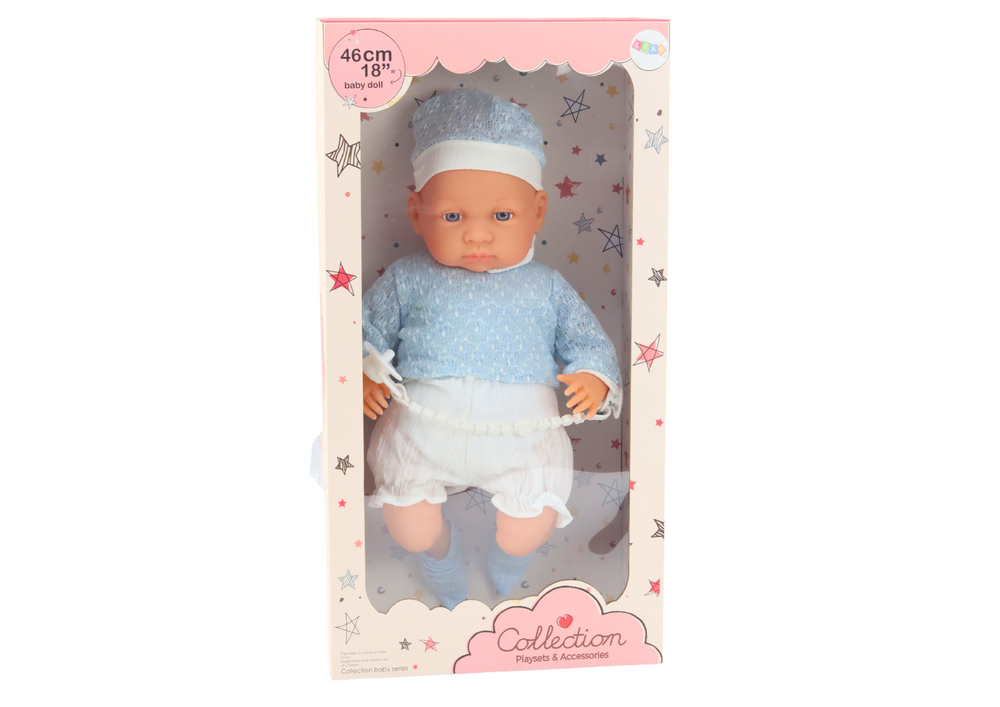 Baby doll 46 cm lėlė,rožinė lean toys