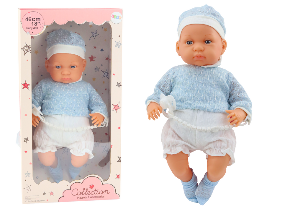Baby doll 46 cm lėlė,rožinė lean toys