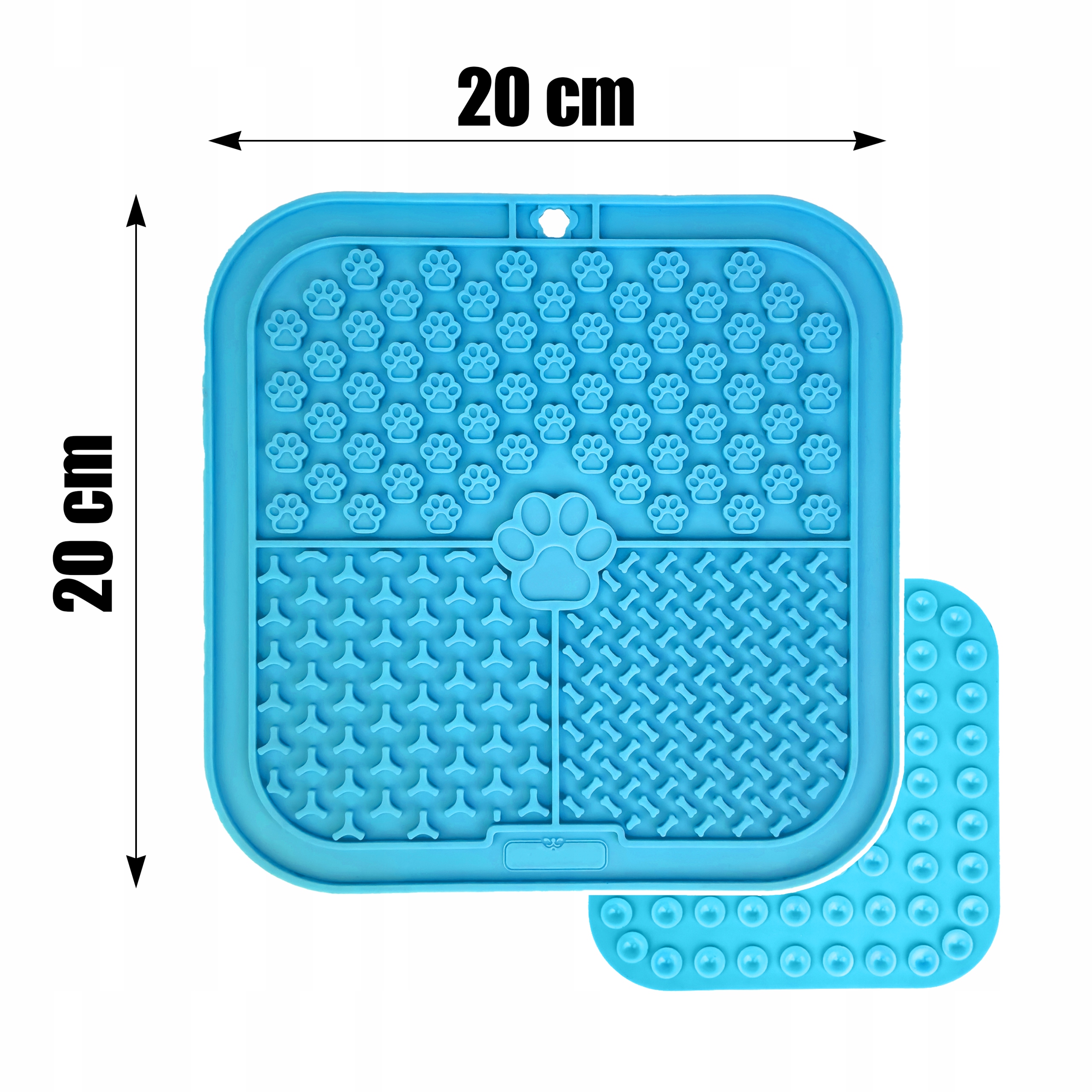 3x pastas + laižymo kilimėlis šuniui 20x20cm anti -stress xl