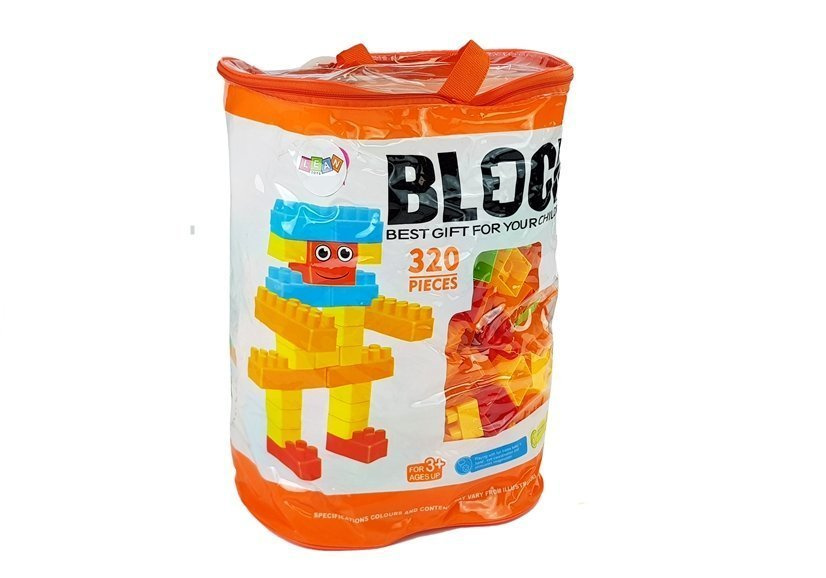 Vaikiškas konstruktorius lean toys, 320 kaladėlių