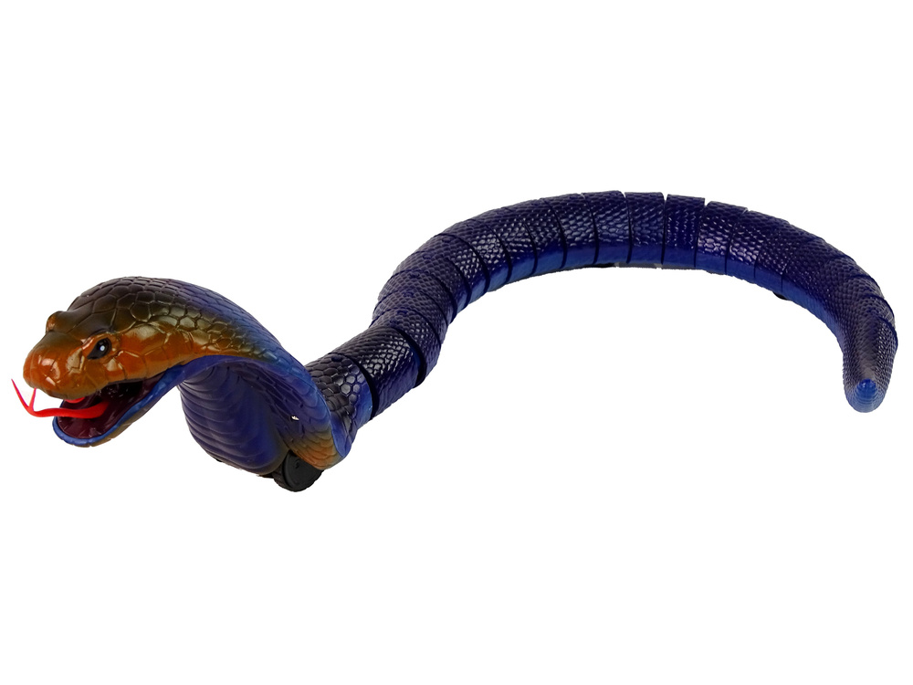Nuotoliniu būdu valdomas kobra gyvatės žaislas, 44 cm 3