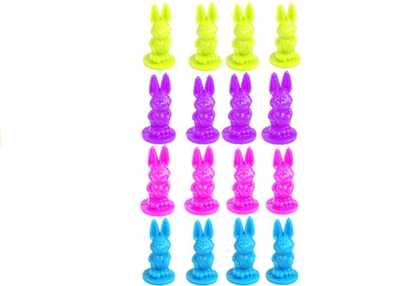 Stalo žaidimas „bunny race“ su besisukančia morka, 2-4 žaidėjams