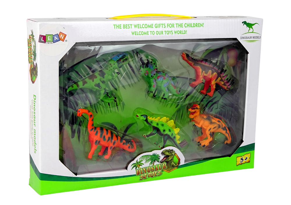 Figūrėlių rinkinys dinozaurai leantoys 6 vnt.