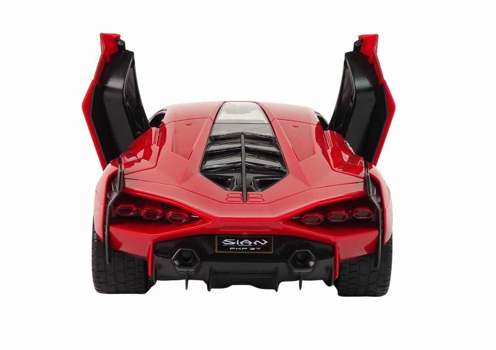 Nuotoliniu būdu valdomas automobilis r/c lamborghini sian fkp 37 rastar 1:14, raudonas