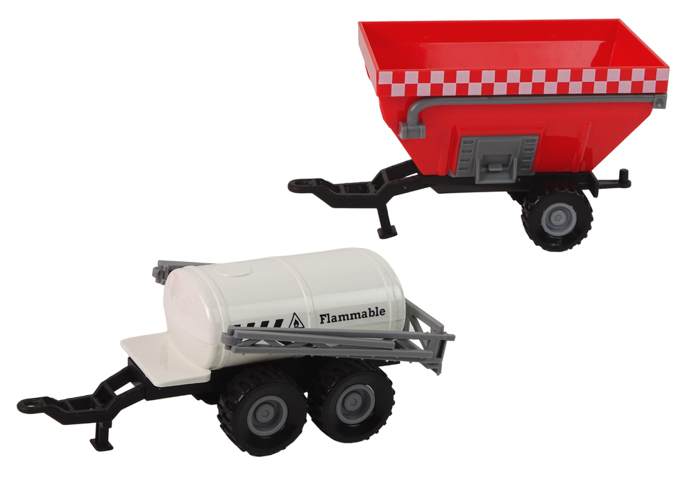 Traktoriaus su priedais rinkinys lean toys