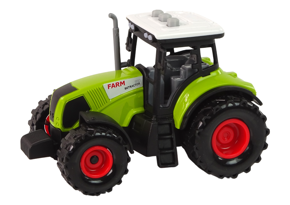 Traktoriaus su priedais rinkinys lean toys