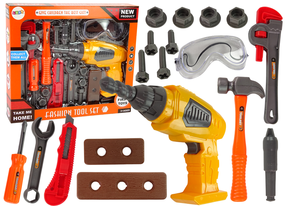 Vaikiškas įrankių rinkinys lean toys