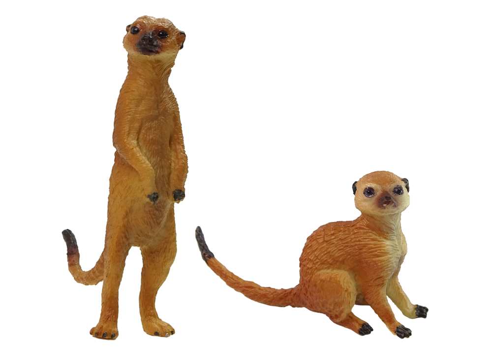 Surikatų figūrėlių rinkinys lean toys, 2vnt