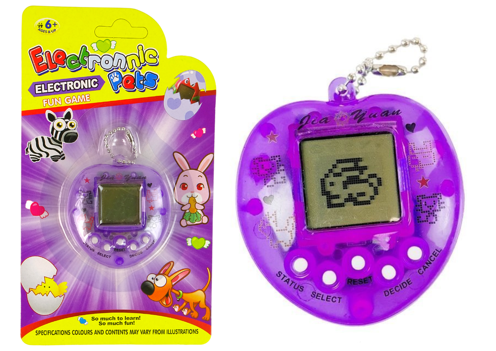 Interaktyvus žaidimas lean toys tamagotchi animal purple game