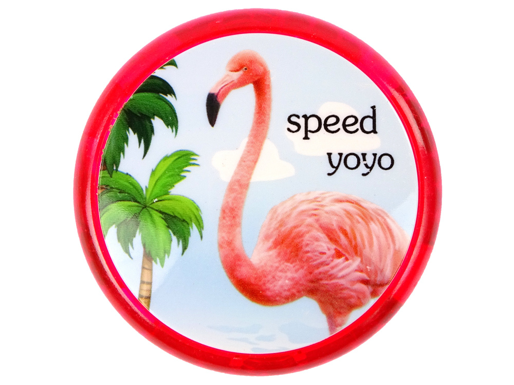 Yoyo su flamingais, rožinė