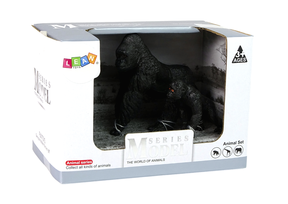 Figūrėlės gorilos lean toys, 2 vnt.