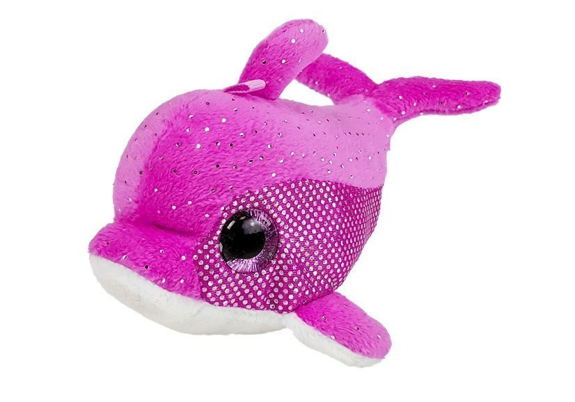 Pliušinis delfinas su transportavimo dėže Lean Toys