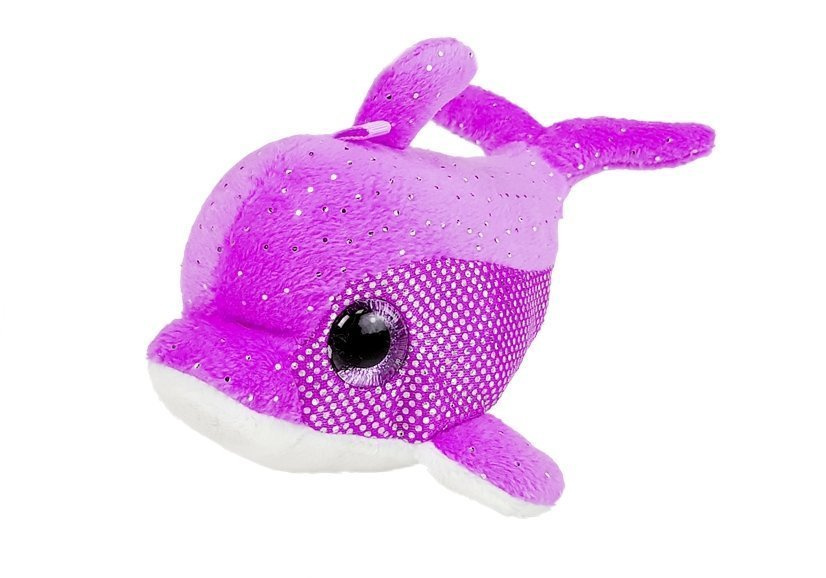 Pliušinis delfinas su transportavimo dėže Lean Toys