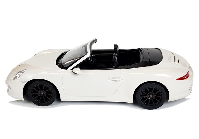 Radijo bangomis valdomas automobilis Porsche 911 Carrera S Rastar 1:12 baltas 3