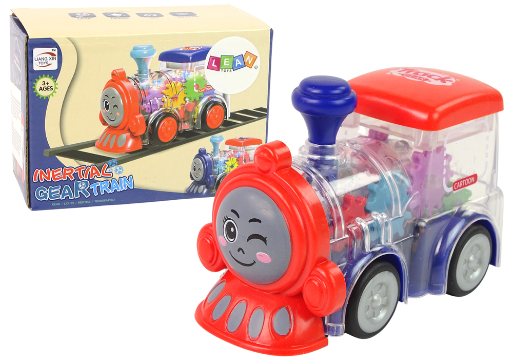 Žaislinis lokomotyvas lean toys