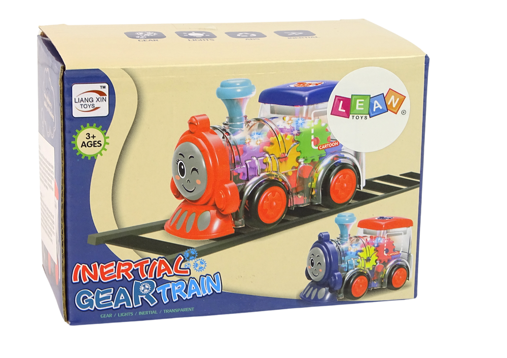 Žaislinis lokomotyvas lean toys
