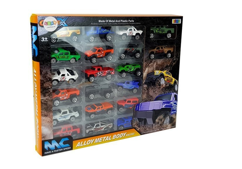 Visureigių automobilių rinkinys berniukams lean toys, 20 vnt.