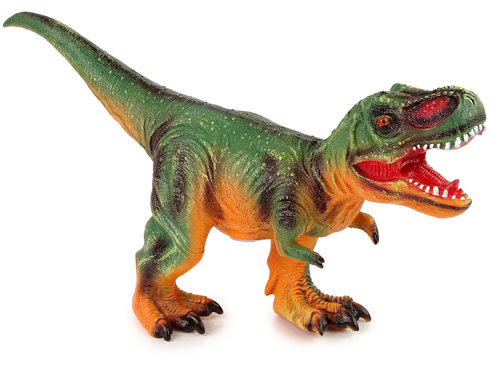 Dinozauro figūrėlė large dinosaur tyrannosaurus rex, 60 cm, žalia